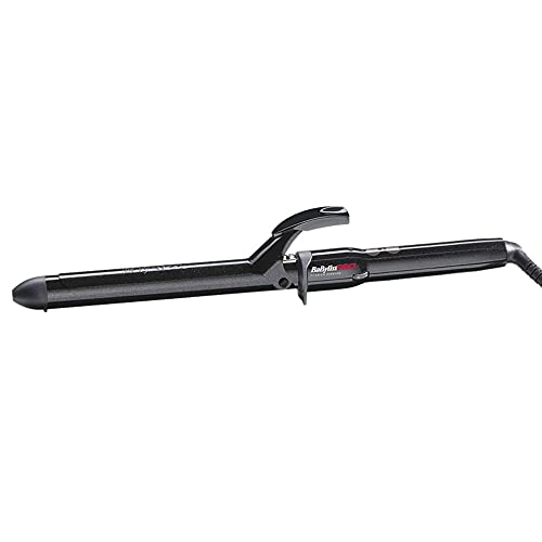 BaByliss PRO Tenacilla Advanced Curl 25mm BAB2473TDE Rizador de pelo profesional para rizos suaves y naturales, Tecnología Diamond Titanium