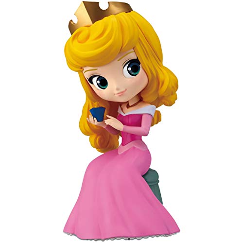 Banpresto-BP19916 Princesas Q Posket, Figura Disney, Aurora, Multicolor (Bandai BP19916)