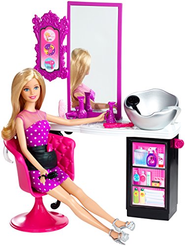 Barbie Mattel CMM55 Malibu Avenue - Peluquería con muñeca