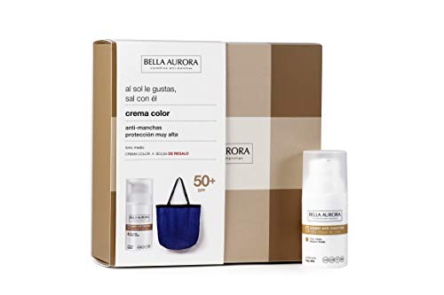 BELLA AURORA CC Cream tono medio + bolsa de playa 300 gr, beige