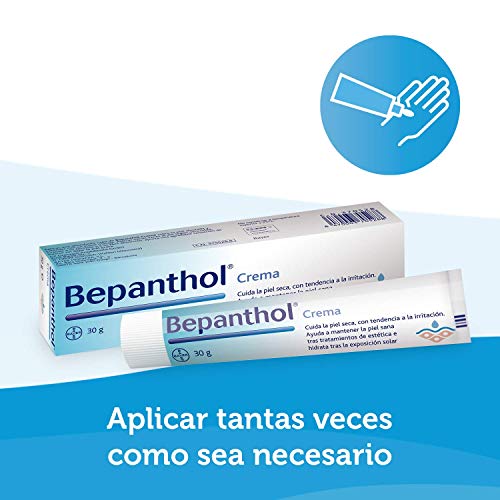 Bepanthol Crema Hidratante, Protege y Regenera la Piel Seca e Irritada, incluso Tras Tratamientos Estéticos y Exposición Solar, 100 g