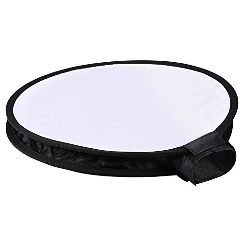 Bewinner 30cm/40cm Mini Softbox portátil Soft Round Round Beauty Speedlite Flash Difusor Softbox con Bolsa de Almacenamiento Universal Round Softbox para cámara Speedlight(Los 40CM)