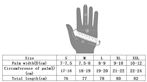 B/H Guantes Deportivos para Correr en Invierno,Guantes de esquí al Aire Libre con Pantalla táctil,además de Guantes Antideslizantes cálidos de Terciopelo-Negro_L,Guantes de Pantalla táctil Suave