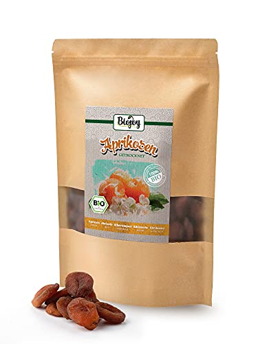 Biojoy Albaricoques secos naturales, sin azúcar (1kg)