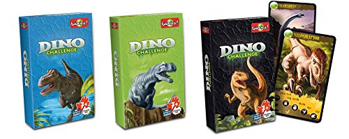 Bioviva Juego de Cartas Dino Challenge, Color Negro (Asmodee DIN03) + Desafíos de la Naturaleza: Animales Extraordinarios, Multicolor (Asmodee BINC0021) , Color/Modelo Surtido