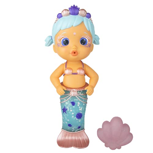 Bloopies Sirenas Lovely Muñeca sirena que lanza Agua y hace Burbujas, Juguete de baño para +18 meses