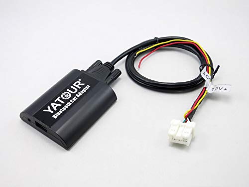 Bluetooth Adaptador kompatibel mit Infiniti para coche, estéreo digital AUX manos libres con y entrada audio 3,5 mm para 350 Z, Almera, Almera 1995-2011(BTA-NIS)