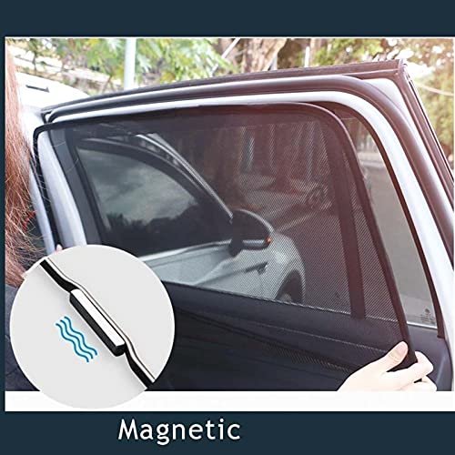 BNMI para Mercedes-Benz E-Class W211 2002-2009 Parasol De Ventana Lateral De Coche, Cortina Magnética Universal con Protección Solar UV (Color : 5PCS Set)