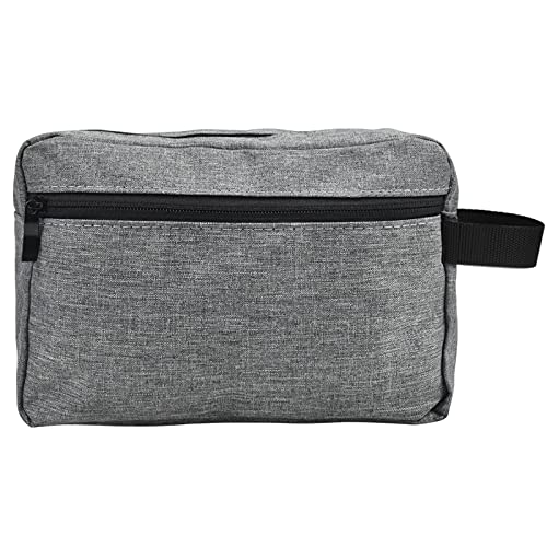 Bolsa de Cosméticos Portátiles, Bolsas de Maquillaje Organizadoras, Make Up Pouch, Neceser de Baño, Neceser Maquillaje Impermeable para Mujeres Hombre y Niñas - Gris