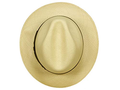 Borsalino - Sombrero Panamá - para mujer Natur-Braun (714-2) 62 cm