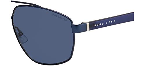 Boss 1118/S Gafas de Sol, Matte Blue, 61 para Hombre