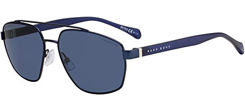 Boss 1118/S Gafas de Sol, Matte Blue, 61 para Hombre