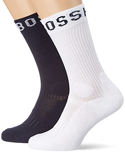 BOSS 2P RS Sport Col CC Calcetines de Tenis, Azul, 39-42 para Hombre