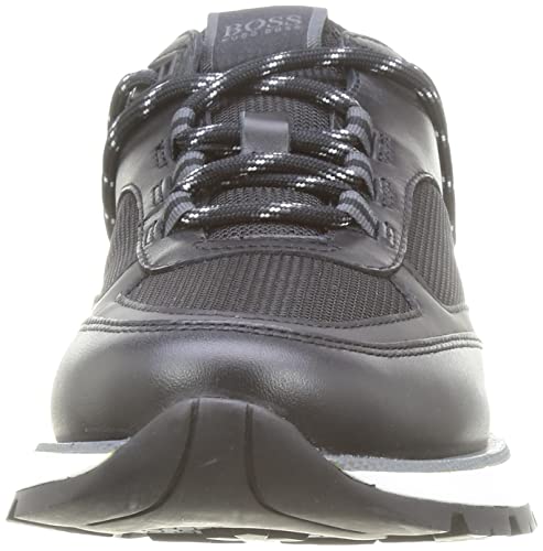 BOSS Arigon_Runn_mxhl, Zapatillas Hombre, Negro1, 43 EU