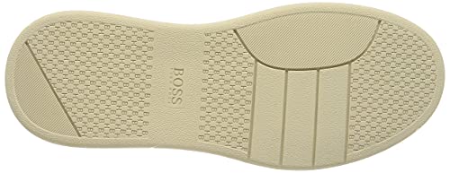 BOSS Baltimore_Tenn_RA, Zapatillas Hombre, Color Blanco Abierto, 43 EU