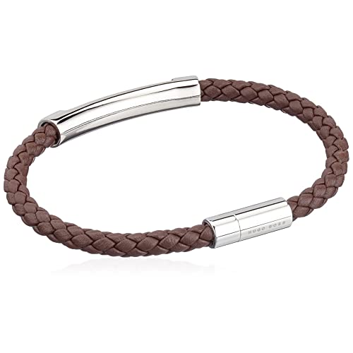 BOSS Benni Pulsera, Medium Brown210, S para Hombre