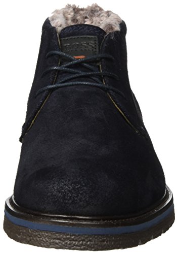 BOSS Orange Tuned_desb_sdfur 10201446 01, Botas Desert Hombre, Azul (Dark Blue), 45 EU