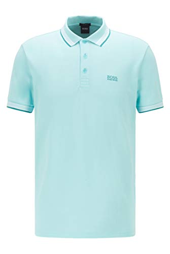 BOSS Paddy Camiseta Polo, Azul (Open Blue 482), S para Hombre