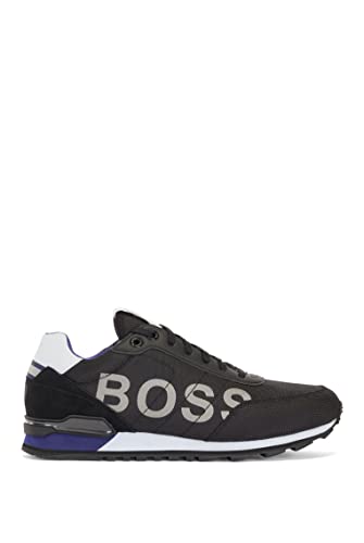 BOSS Parkour_Runn_nylg, Zapatillas Hombre, negro5, 42 EU