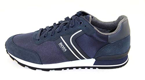 BOSS Parkour_Runn_nymx2, Zapatillas Hombre, Dark Blue402, 44 EU