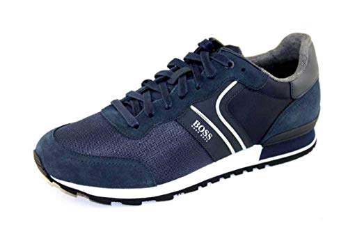 BOSS Parkour_Runn_nymx2, Zapatillas Hombre, Dark Blue402, 44 EU