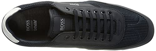 BOSS Saturn_Lowp_mest, Zapatillas Hombre, Dark Blue401, 40 EU