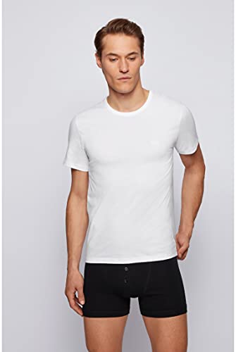 BOSS T-shirt Rn 3p Co, Camiseta, para Hombre, Blanco (White 100), X-Large