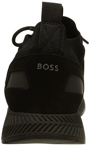 BOSS Titanium_Runn_knstA, Zapatillas Hombre, Negro1, 41 EU