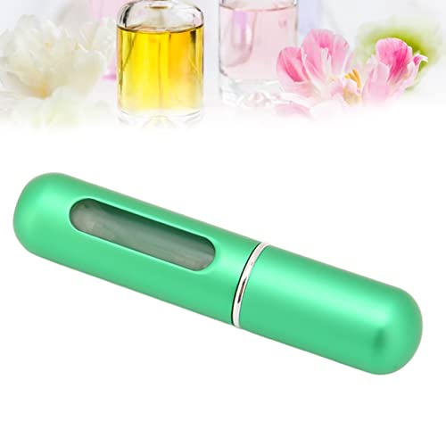 Botella de Perfume de 15 Ml, Atomizador de Perfume con Estilo, Boquilla de Aluminio Anodizado Simple para Viajar en Busca de Perfume(verde)