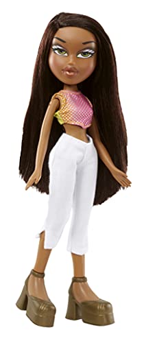 Bratz Edición Especial 20 Años Muñeca de Moda Original Sasha-Caja holográfica y póster-Coleccionable-Réplica de la versión de 2001-Incluye 2 Vestidos, Zapatos, Bolso y más, Color (573449)