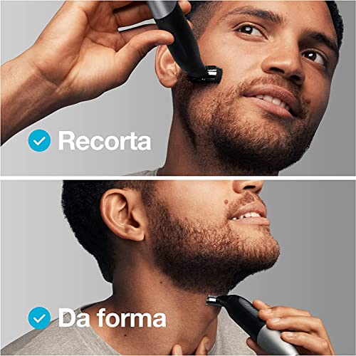 Braun Series Afeitadora Barba Hombre y Depiladora Corporal Hombre + Afeitadora Eléctrica Cabezal de Recambio