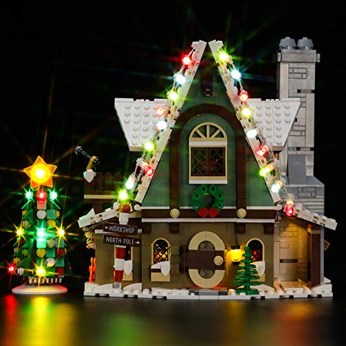 BRIKSMAX Kit de iluminación LED para Lego Seasonal Elf Clubhouse, complemento de Juego de Luces LED para Lego Set 10275 (no Incluye Modelo Lego)…