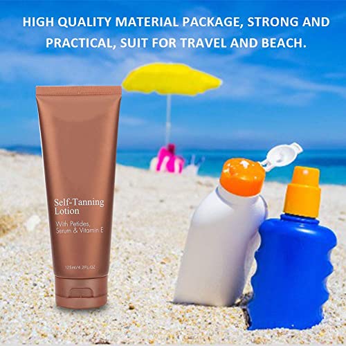 Bronce Unisex, Autobronceador, Loción Autobronceadora, Autobronceadora Hidratante de Larga Duración, Bronceador Sin Sol, Crema Corporal 125ml