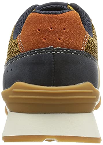 bugatti Soho, Zapatillas Hombre, Gris (Pardo)/Amarillo, 42 EU