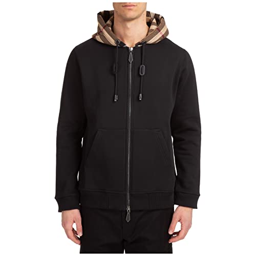 BURBERRY Hombre Sudadera con Capucha Nero S