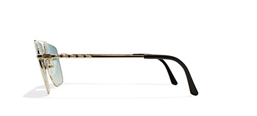 Burberry S 8825 000 Gold Vintage Gafas de sol cuadradas para hombres y mujeres