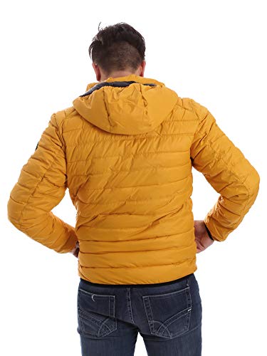 Byblos blu 669501 Chaqueta Abajo Hombre Amarillo L