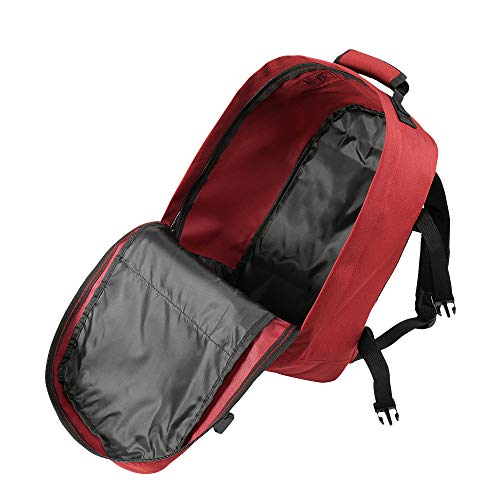 Cabin Max Metz 20L 40x20x25 cm Maleta de Cabina Pequeña Mochila de Viaje Stowaway Ideal para Llevar Debajo del Asiento en Ryanair (Rojo Oxido)