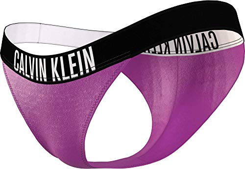 Calvin Klein Brazilian Bragas de Bikini, Summer Fuchsia, S para Mujer