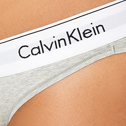 Calvin Klein Carousel Bikini para Mujer, Gris (Grey Heather 020), Medium