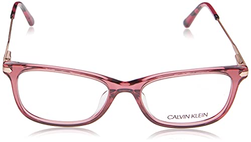 Calvin Klein CK18722, Acetate - Gafas de sol Crystal Deep Rose unisex para adulto, multicolor, estándar