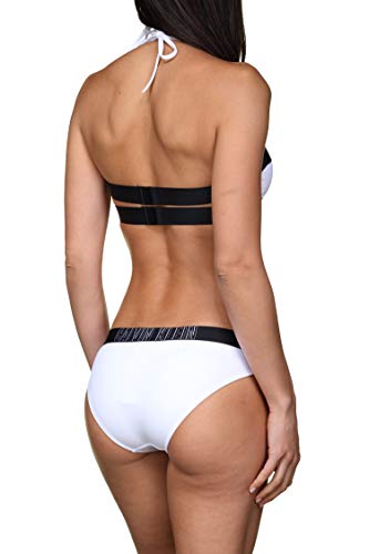 Calvin Klein Classic HR Braguita de Bikini, Blanco (Pvh White 143), 40 (Talla del Fabricante: Large) para Mujer