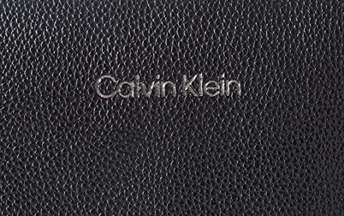 Calvin Klein Funda compacta Warmth, Bolsos para Hombre, Black, Medium