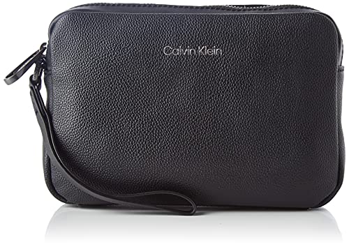 Calvin Klein Funda compacta Warmth, Bolsos para Hombre, Black, Medium