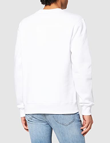 Calvin Klein Jeans CK Essential Reg Cn, Suéter para Hombre, Blanco (Bright White), XL