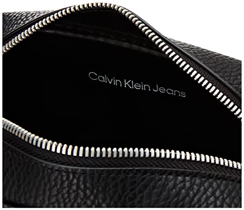 Calvin Klein Jeans Sculpted Pebble Large Camera Bag, Cruces para Mujer, Schwarz, Medium