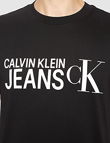 Calvin Klein Jeans Seasonal Institutional SS Tee, Camiseta para Hombre, Negro (Ck Black), M