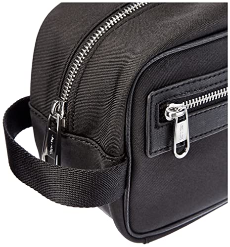 Calvin Klein Urban Pro-Neceser, Accesorio de Viaje-Billetera Plegable Triple para Hombre, Schwarz, Talla única