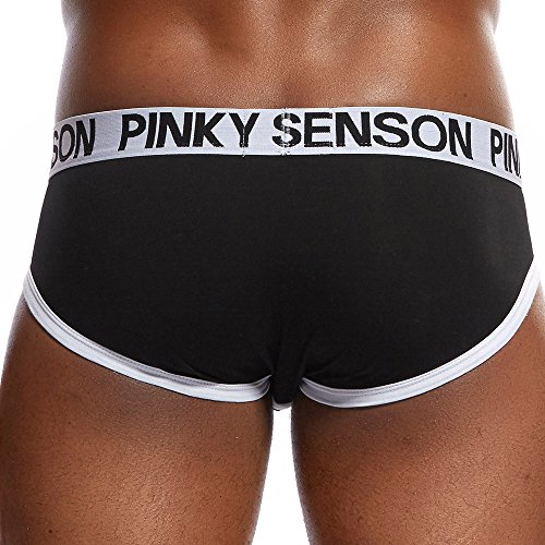 Calzoncillos Boxer para Hombre Cintura Bien Baja Sexy Bragas eróticas Algodón Cómodo Transpirables Moda Costura Slips para Hombre Ropa de Dormir Atractivo Briefs MMUJERY