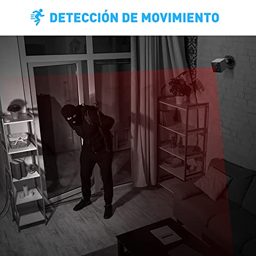 Camara Espia Oculta, Full HD Mini Cámara Espía de Vigilancia Camuflada con Sensor de Movimiento y Visión Nocturna Vigilancia Portátil Secreta Compacta Camara Seguridad Pequeña Interior/Exterior